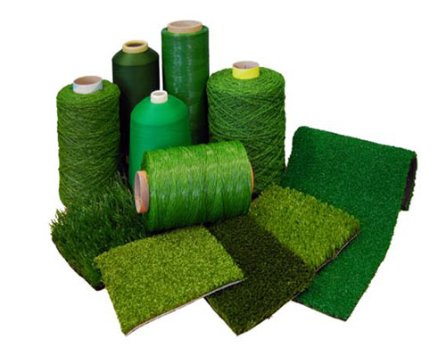 What kind of grass is used on professional football field lawns